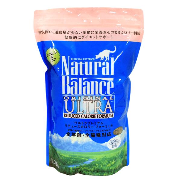 ナチュラルバランス　リデュースカロリー キャットフード　2.2ポンド (1.00kg) 【猫　Natural Balance キャットフー…
