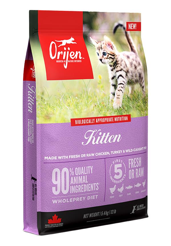 Natural - オリジン キトゥン 5.4kg【Orijen バイオロジックキャットフード】 ○