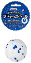 【お一人様一度のご注文につき、おまけは一点限りとさせて頂きます】 高反発力でよく弾むからワンちゃんも楽しく遊べます！ 軽くて丈夫でパンクしない！ お口にいれても安心な材質を使用！ 汚れが落ちやすく洗えます！ 【商品サイズ/重量】　（約）直径：7cm/40g 【材質/原産国】 E－TPU/中国 小型・中型犬用