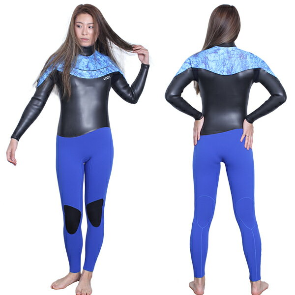 最新モデル　レディースウェットスーツ　セミドライ　ロングチェストzip　swipe wetsuits　オーダー　5mm　3mm　日本製 レディース　セミドライ　エアフレイムレガシー