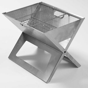 バーベキューコンロ 折りたたみ ステンレス 1人キャンプ【あす楽14時まで】P10倍 送料無料ノートブックSS a+ (旧 ダイレクトデザイン) notebook grill ssbbq グリル コンパクト おうちキャンプ グランピング◇焚き火台 キャンプ アウトドア べランピング通販格安セール情報 楽天 通販