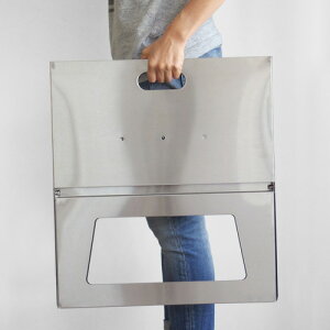 バーベキューコンロ 折りたたみ ステンレス 1人キャンプ【あす楽14時まで】P10倍 送料無料ノートブックSS a+ (旧 ダイレクトデザイン) notebook grill ssbbq グリル コンパクト おうちキャンプ グランピング◇焚き火台 キャンプ アウトドア べランピング通販格安セール情報 楽天 通販