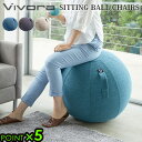 姿勢 イス クッション 65cm P5倍 送料無料Vivora SITTING BALL CHAIRS LUNO CHENILLEシーティングボール ルーノ [シェニール］バランスボール アンチバースト ポンプ付き スツール 折りたたみ …