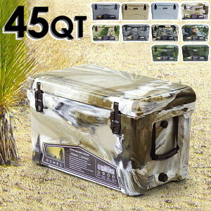 送料無料 クーラーボックス 大型 大容量【あす楽14時まで】アイスランド クーラーボックス 45QT / 42.6LDeelight iceland cooler box迷彩 デザートカモ 保冷力 釣り おしゃれ レジャー アウトドア◇キャンプお花見 シンプル 部活 海 プール キャンプ用品