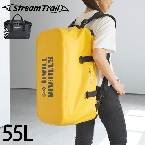 【マラソン期間中 最大P49倍】 ボストンバッグ 大容量 リュック メンズ 送料無料Stream Trail Dorado 55L ストリームトレイル ドラドレディース 防水 生活防水 バッグ マルチバッグ bag アウトドア 旅 旅行 ブラック