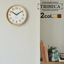 掛け時計 おしゃれ 木製 かわいい 送料無料 P10倍TRADITION ACOUSTIC. TRIBECA OXNARD Wall Clockトライベッカ オックスフォード ウォールクロック置き時計 時計 掛け置き兼用時計◇スタンド 電池 単三電池 日本製 数字 手作業 ブラウン