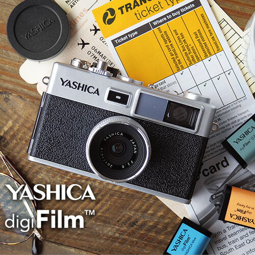 トイカメラ デジタルカメラ かわいい 昭和 レトロ 送料無料 ヤシカ デジフィルムカメラ Y35 コンボYASHICA digiFilm Camera Combo digiFilm 6pcsフィルム6本付 フルセット YAS-DFCY35-P01 トイ…