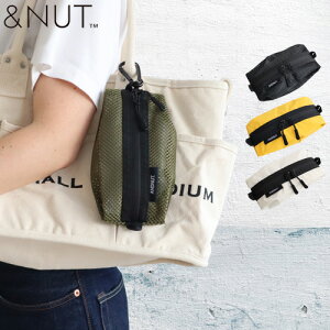 ポーチ 小物入れ おしゃれ メンズ レディース【あす楽14時まで】メール便は送料無料&NUT MULTIPURPOSE BAG アンドナット マルチパーパス バッグペンケース ウェットティッシュ 汗拭きシート マルチ◇メッシュ リフレクト 反射 アウトドア キャンプ 収納 便利