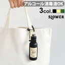  スプレーボトル アルコール対応 50ml 詰め替え用ボトルスロウワー ポンプスプレーボトル ミストラル 50mlSLOWER PUMP SPRAY BOTTLE Mistral 携帯用 スプレー 消毒 カラビナ付き