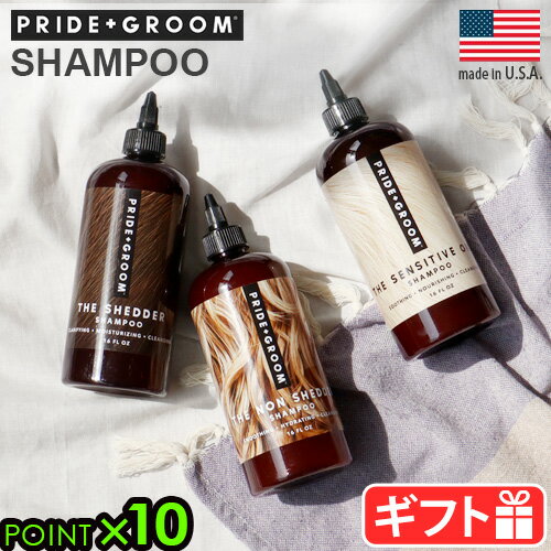 犬用シャンプー 天然成分プライド＋グルーム ペットシャンプー 475mlPRIDE＋GROOM ドッグシャンプー 消臭 イヌ ペット 肌に優しい 敏感肌 動物用 体臭ケア 保湿効果 臭い消し トリミング ブラ…