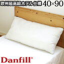 ダンフィル 枕 送料無料Danfill Trevira Fill Fibelle PUS614ダンフィル フィベールピロー[ヨーロピアンサイズ 40×90]フィベール枕 抱き枕 寝具 ベッド 枕 まくら 肩 洗える 快眠枕◇綿100％ クッション 中身 おしゃれ デザイン マクラ オシャレ雑貨