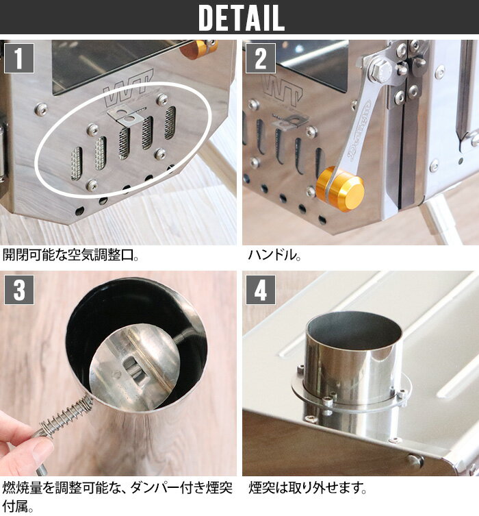 アウトドア ストーブ 薪ストーブ キャンプ 小型 キャンプストーブ 折りたたみワークタフストーブ BBQモデル work tuff stove 380【あす楽14時まで】送料無料 薪 まき 暖炉 料理 調理 焚き火台 煙突◇調理器具 ウッドストーブ 屋外 バーベキュー 収納バッグ付き