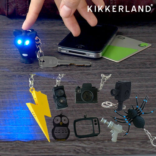 【あす楽14時まで】KIKKERLAND　LED Keyringノイジーキーライト [ キーホルダー ]◇デザイン plywood オシャレ雑貨