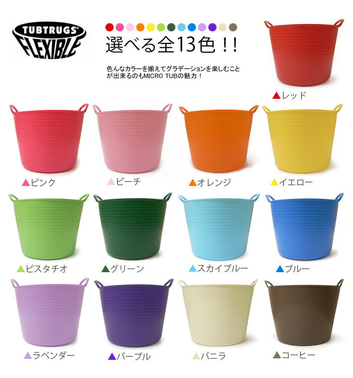 タブトラッグス 小物入れ かご マイクロタブ ミニ【あす楽14時まで】 TUBTRUGS MICRO TUBリサイクル 素材 BOX バケツ ポリエチレン 丈夫 おしゃれ 箱 収納 ミニバケツ おもしろ雑貨 プレゼント◇女性 男性 誕生日 デザイン plywood オシャレ雑貨