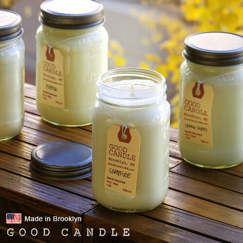 メイソンジャー キャンドル グッドキャンドル 1ポンド メイソンジャー キャンドルGood Candle 1LB Mason jar candle 正規品 アロマ アロマキャンドル ギフト 保存瓶◇ハンドメイド キャンドルギフト 癒しグッズ デザイン plywood