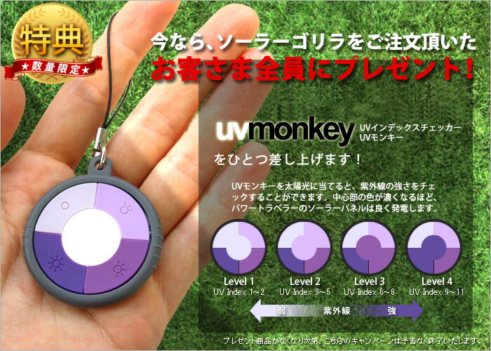 送料無料 ポイント10倍 特典付き!パワートラベラー SOLAR GORILLA ソーラーゴリラ太陽光発電機 ソーラーパネル 20V◇おしゃれ ギフト プレゼント 結婚祝い デザイン オシャレ雑貨 plywood お祝い 母の日