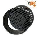 薪ストーブ ozpig オージーピッグ 送料無料 鋳鉄グリドルとドリップトレー Char-Grill Plate & Drip Tray【smtb-F】アウトドア アウトドア用品 キャンプ用品 調理器具◇バーベキュー ヒーター 暖房器具 暖房 屋外 夏 便利 BBQ デザイン