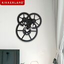 壁掛け時計 おしゃれ 掛け時計 歯車送料無料キッカーランド トリプルギアウォールクロックKIKKERLAND TRIPLE GEAR WALL CLOCKかわい...