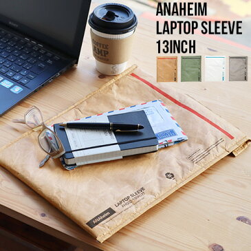 ＼MAX39倍／パソコンケース 13インチ PCケース おしゃれ 【あす楽14時まで】アナハイム ラップトップスリーブANAheim Laptop Sleeve 13inchタイベック 紙 MacBook 収納 iPad ケース パソコンバッグ かわいい