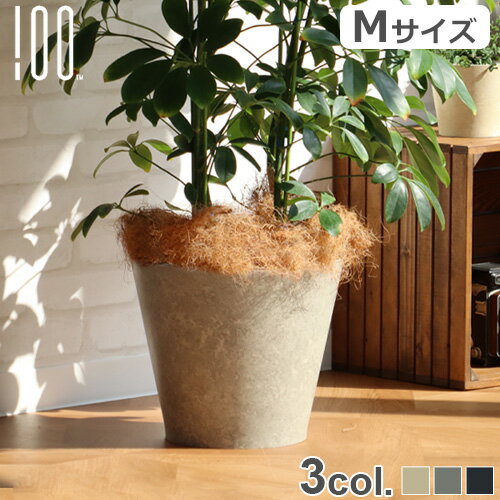 【マラソン期間中 最大P49倍】 プランターカバー 植木鉢カバー 鉢植えアースポット リノリウム Earth Pot Linoleum & Saucer Mサイズ(6~8号)天然素材 自然素材 環境配慮 受け皿 受け皿付き おしゃれ おすすめ 室内 インテリア グリーン 1