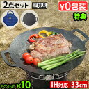 【選べる特典付】グリドル 鉄板 アウトドア 専用ケース セットJHQ 鉄板マルチグリドル 33cm+専用ケースプレート 丸型鉄板 フライパン 鉄鍋 収納袋 ジェ...