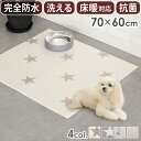ペット マット ラグ 防水 洗える 抗菌dfang 折りたためるペット専用防水クッションマット 5mm 70×60cmディパン犬 猫 ランチョンマット トイレマ...