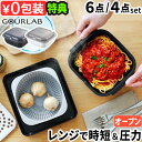【選べる特典付】電子レンジ 調理器具 オーブン対応 保存容器 日本製Iwatani GOURLAB plus イワタニ グルラボプラス [アドバンス/6点セット...