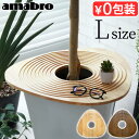 植木鉢 テーブル プランターテーブルアマブロ アートストーン ウッド トライアングル トレイ Lサイズ 2114 2115amabro ガーデンツール トレイ ...