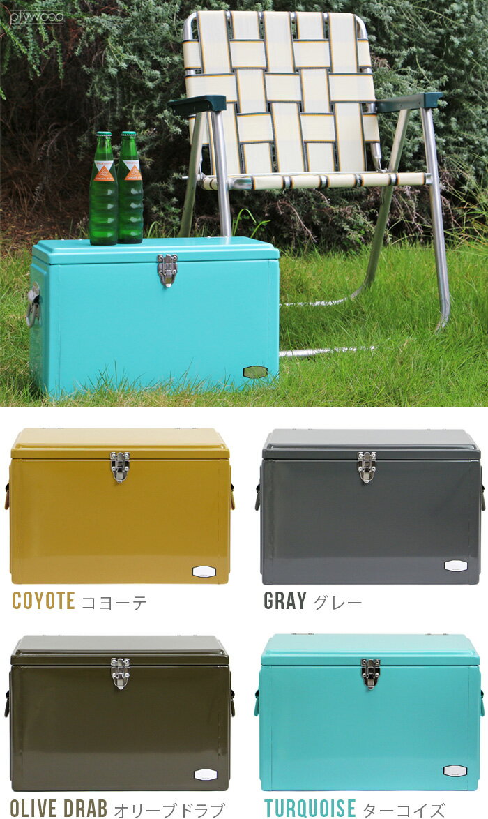 クーラーボックス 小型 保冷 ソロキャンプ レトロディテール メタル クーラー ボックス 20LDETAIL Metal Cooler Box【あす楽14時まで】送料無料 おしゃれ 釣り アウトドア 収納ボックス クラシック BBQ◇キャンプ 収納通販格安セール情報 楽天 通販