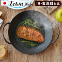 鉄鍋 鉄なべ ih対応 日本製 送料無料あやせものづくり研究会 Tetsu Nabeテツナベ AYS-NW-1001 フライパン 26cm 一人用 ih おすすめ おしゃれ 結婚祝い 新築祝い ギフト プレゼント◇両手鍋 ブランド コーティング 母の日 父の日 F