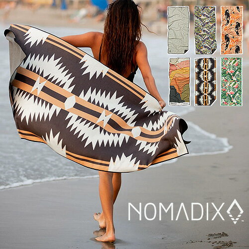 楽天plywood furnitureビーチタオル 大判 おしゃれ 速乾 ビーチマット THE NOMADIX TOWELノマディックス タオル 72×184cmヨガマット 海水浴 レジャーシート 砂が付かない ブランケット アウトドア◇レジャー パレオ 便利 超軽量 吸水力 速乾 リサイクル素材 F