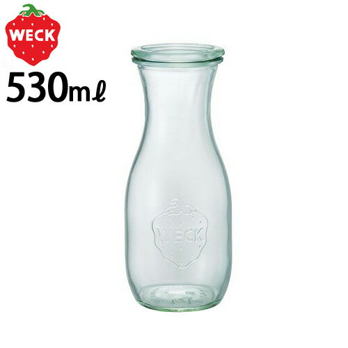 ڥޥ饽 P49ܡ [ weck ˥ ]å 塼 㡼 WE-764 [ 500ml ] WECK JUICE JAR Ρܥեڥ饹 ̩ӥ 饹 饹   ƴ 塼 (ƴ ̩ ߥ  ŷ) F