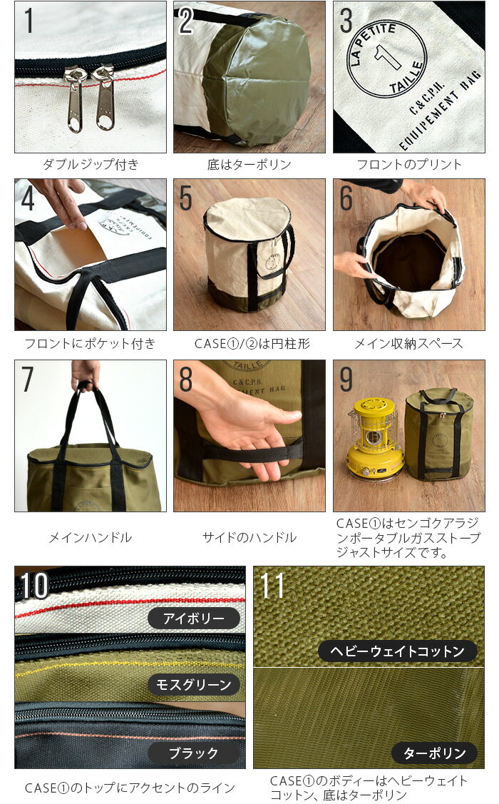 送料無料 ストーブケース センゴクアラジン ガスストーブ 専用ケース【あす楽14時まで】C&C.P.H. EQUIPEMENT Stove Case1Sengoku Aladdin ストーブカバー おしゃれ 大型トートバッグ トートバッグ◇大きめ キャンパス アウトドア 大容量 キャンプ バーベキューF通販格安セール情報 楽天 通販