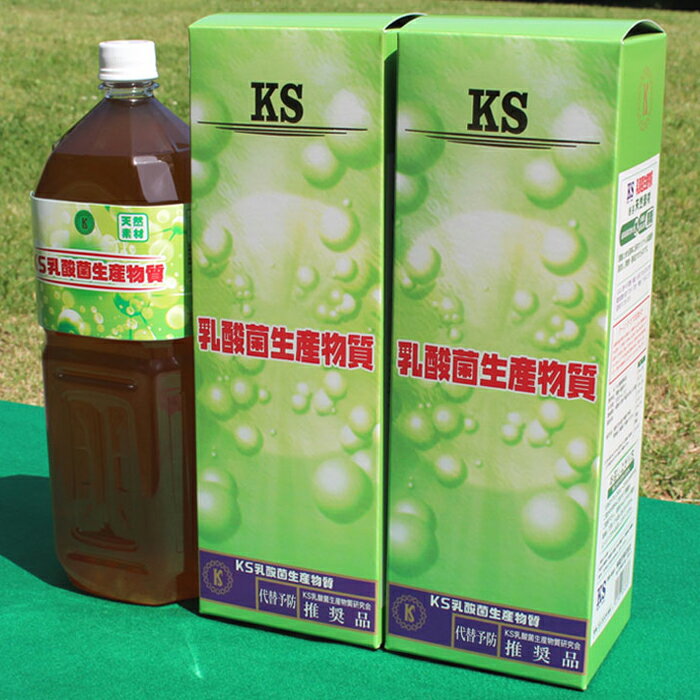 乳酸菌生産物質 KS乳酸エキス 2000mlが3本でお得セット 全国送料・代引手数料無料／免疫乳酸酵素のサムネイル