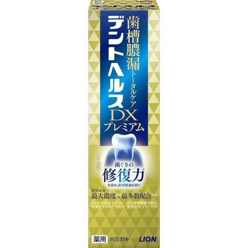 【最大濃度・最多数配合】『デントヘルス 薬用ハミガキDXプレミアム 90g』｜歯槽膿漏 歯磨き粉　知覚過敏