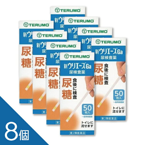 使用上の注意：●してはいけないこと検査結果から自分で病気の診断をしないこと。「尿糖」が検出された場合にはできるだけ早く医師の診断を受けてください。●相談すること 「尿糖」が検出された場合には医師にご相談ください。 「尿糖」が検出されなくても、何らかの症状がある場合には医師にご相談ください。 医師の治療を受けている人はご使用前に(担当)医師(又は薬剤師)にご相談ください。●その他の注意 判定後のスティックはそのままトイレ(大便器)に流すことができますが、小用便器には流さないでください。 検査結果(検査した年月日・時刻・結果等)を記録しておくことをおすすめします。 使用目的：尿中の糖(ブドウ糖)の検出 使用方法：●検査の時間 原則として食後(1-2時間)の尿で検査をしてください。●検査前の注意 尿検査以外に使わないでください。 尿は出始めや終わりのものは使わず、途中の尿(中間尿)で検査してください。 時計(30秒が計れるもの)を用意してください。 吸湿お知らせ窓の色を見て、使えるかどうかの確認をしてください。 吸湿お知らせ窓(容器のフタ内側) 青-うすい青：試験紙は使えます。 白-うすいピンク：試験紙は使えなくなりました。 奥には乾燥剤が入っていますが、取り出さないでください。●コップにとった尿で検査 コップは洗剤などをよく水で洗い流し、水をよく切ったものをご使用ください。紙・プラスチックのコップもご使用になれます。 コップに尿をとる(2センチぐらいの深さで十分です。) スティックを容器から取り出しすぐ密栓する(乾いた手で取り扱ってください。) 試験紙を尿に約1秒間浸す(余分に付いた尿はコップの縁などで除いてください。) 尿に浸してから30秒後の色を色調表と比較する。 浸してから正確に30秒後の色で判定してください。30秒をすぎると色が濃くなり、判定を誤る可能性があります。 自然光またはそれに近い蛍光灯の下で判定してください。 判定後のスティックはそのままトイレ(大便器)に流してお捨てください。配管内や浄化槽に不都合を起こすことはありません。●直接尿をかけて検査 スティックを容器から取り出しすぐ密栓する(乾いた手で取り扱ってください。) 試験紙に尿を約1秒間かける。 余分な尿を除く(トイレットペーパーなどを試験紙の縁に軽くあて、吸い取ってください。 尿に浸してから30秒後の色を色調表と比較する。 浸してから正確に30秒後の色で判定してください。30秒をすぎると色が濃くなり、判定を誤る可能性があります。 自然光またはそれに近い蛍光灯の下で判定してください。 判定後のスティックはそのままトイレ(大便器)に流してお捨てください。配管内や浄化槽に不都合を起こすことはありません。 ご使用に際する注意：●採尿に関する注意 尿を採るコップは清潔なものを使用してください。 洗剤などが残っている採尿コップを使用すると、多めの尿糖および尿たん白が検出されたような結果がでることがあります。 原則として、食後(1-2時間)の尿で検査をしてください。 出始めの尿でなく、数秒後の尿を採る、または数秒後の尿で試験紙を濡らすようにしてください。 尿以外の異物が混入しないようにしてください。●検査手順に関する注意 摂りたての新鮮な尿を用いてください。尿を長時間放置すると試験結果が変わってくることがあります。 試験紙を取り出した後は直ちに密栓してください。試験紙が吸湿すると性能が低下します。 フタの閉め方が不十分な場合、試験紙の成分が湿気を吸って、呈色反応が不良となります。 容器から取り出した試験紙はすぐにお使いください。 試験紙に直接皮膚を触れないでください。 呈色にムラを生じないよう試験紙を尿で完全に濡らしてください。 試験紙を長時間尿に浸したり、試験紙に尿をかけすぎると、試薬が流れてムラになり、正しい判定結果が得られなくなりますので濡らす時間は約1秒間を守ってください。 試験紙の表面に余分な尿がついていますと判定結果に影響を与えることがありますので採尿コップの縁で取り除いたり、トイレットペーパー等を試験紙の縁に軽くあて吸い取ってください。 所定の判定時間に従って判定してください。●判定に関する注意 自然光またはそれに近い蛍光灯下で行ってください。 色調表に試験紙を近づけて判定してください。 健康な人でも尿に微量の糖、たん白が含まれることがありますので、この場合には試験紙も多少色が変わることがあります。 尿糖検査は、尿中に多量のビタミンC(アスコルビン酸)があると判定が少なめにでることがあります。(通常のジュースや果物の飲食による影響はありません。) 成分・分量：試験紙に含まれる主な成分(100枚あたり)●尿糖試験紙グルコースオキシダーゼ：53.3IUペルオキシダーゼ：0.63mgo-トリジン：24.8mg 保管および取扱い上の注意： 高温の所、直射日光の当たる所に保管しない。試験紙が使えなくなる原因となります。 密栓をして保管する。密栓をしないと試験紙が使えなくなる原因となります。 水に漏れる所で保管しない。試験紙が使えなくなる原因となります。 小児の手の届かない所に保管してください。 試験紙に直接皮膚を触れないでください。 容器フタ内側に入っている乾燥剤は取り出さないでください。 品質を保持するために、他の容器に入れ換えないでください。 使用前の試験紙の色調が変化している場合や、吸湿お知らせ窓の色が変化している場合には、試験紙の成分が劣化している可能性がありますので使用しないでください。 試験紙を切って使用しないでください。 使用期限を過ぎたものは使用しないでください。 保管時、フタの開閉時、水漏れを避けてください。 開封後はなるべく早めに使用してください。 必要な枚数の試験紙だけを取り出し、直ちに容器のフタをきちんと閉めて保管してください。フタの閉め方が不十分な場合、試験紙が湿気を吸って、使用期限内でも正しく検査できなくなります。 保管方法・有効期限： 保管方法：室温保存(直射日光および湿気を避けて密栓して涼しいところに保管してください。)冷蔵庫に保管しないでください。 有効期間：2年 お問い合わせ先：テルモ株式会社テルモ・コールセンター 0120-00-8178(9：00-17：00土・日・祝日を除く)製造販売元：テルモ株式会社郵便番号151-0072東京都渋谷区幡ヶ谷2丁目44番1号 判定の解釈：判定は下表のように解釈してください。色調表の数値0-(検出限界以下)50mg/dL100mg/dL150mg/dL500mg/dL2000mg/dL色調表の記号-+-(+)++++++判定今回の検査ではほとんど尿糖は検出されませんでした。今回の検査では少し尿糖が検出されました。今回の検査では多めの尿糖が検出されました。説明採尿の時間(食事の前後)や薬剤の服用などが検査値に影響することがあります。食後(1-2時間)にもう一度検査することをおすすめします。食後(1-2時間)にもう一度検査し、二つの検査結果の記録を持って、医師にご相談ください。