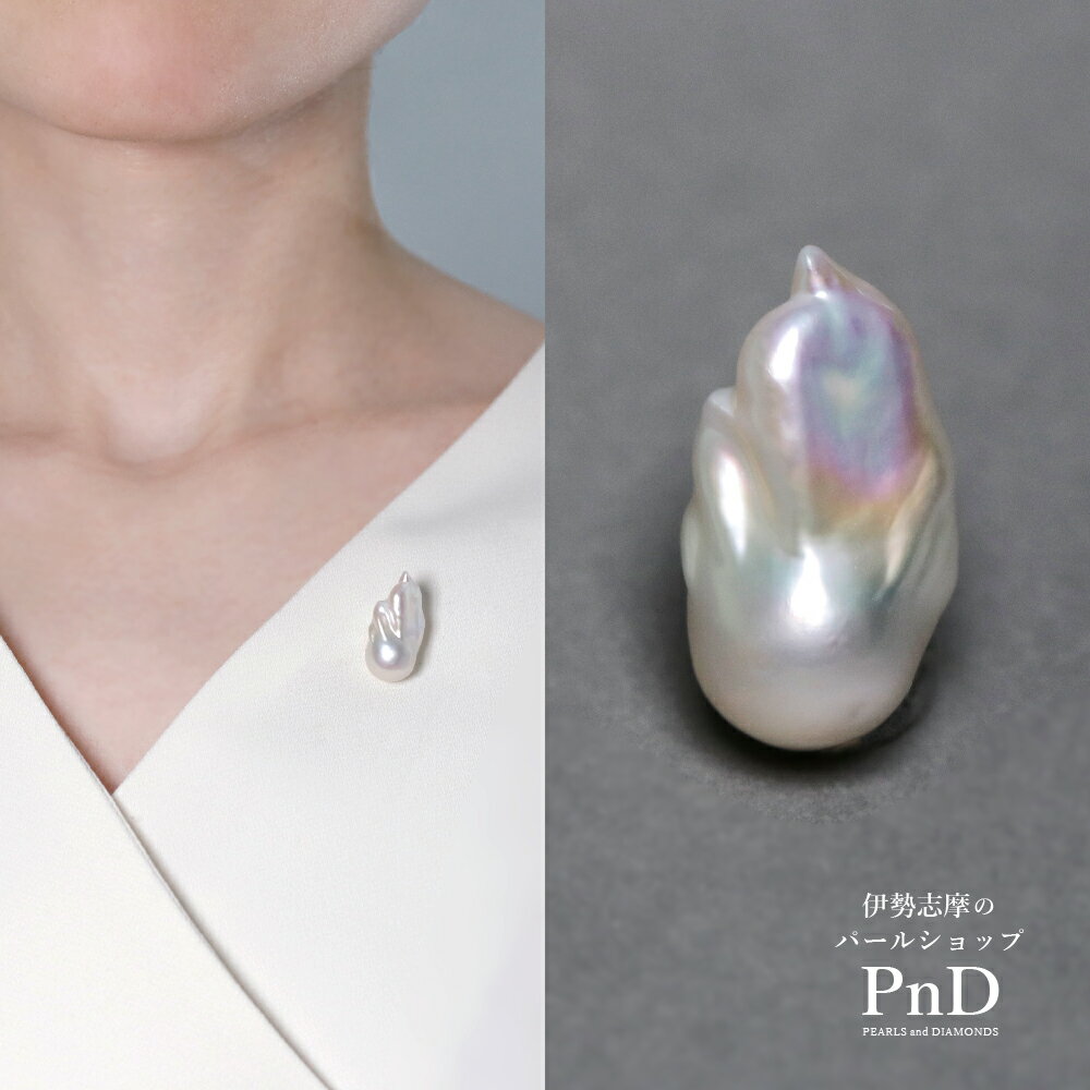 淡水真珠ピンブローチタイピンブロー...