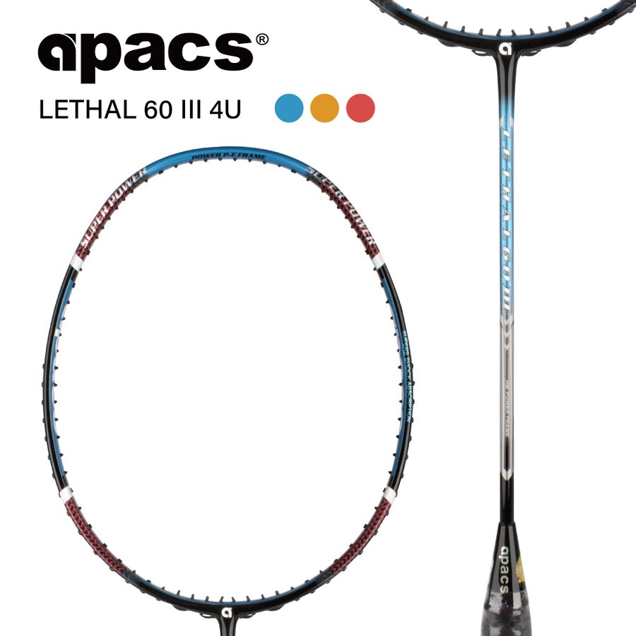 APACS LETHAL 60 III バドミントン ラケット アパックス バドミントンラケット 35ポンド