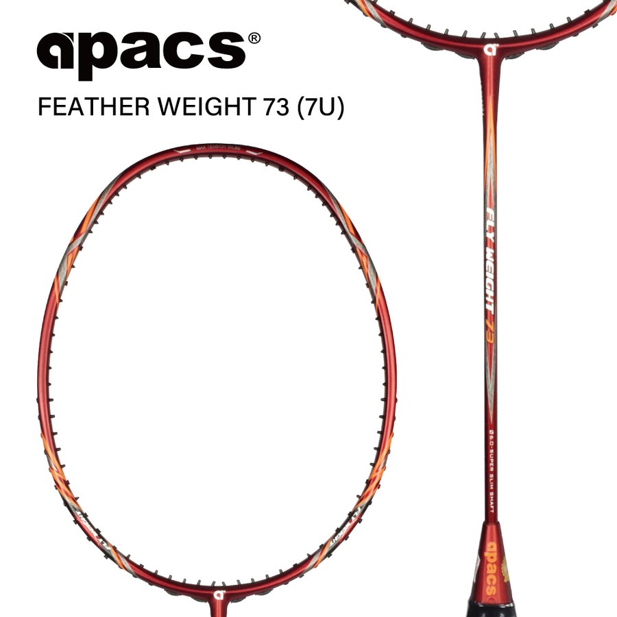 APACS FLY WEIGHT 73 バドミントン ラケット アパックス バドミントンラケット 30ポンド