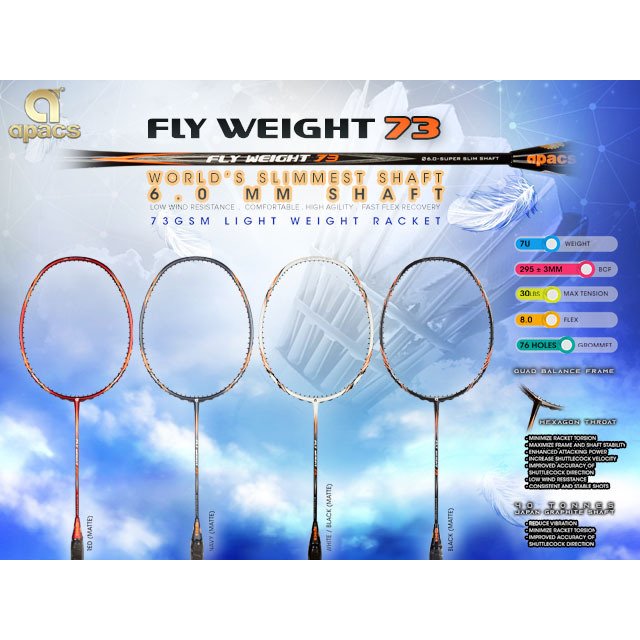 APACS FLY WEIGHT 73 バドミ...の紹介画像3