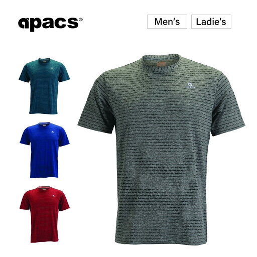 アパックス バドミントン ソフトテニス テニス 軟式テニス ウェア Tシャツ ドライTシャツ ユニセックス 男女兼用 半袖 吸汗速乾 apacs CAS-2202 アパックス バドミントン ソフトテニス テニス 軟式テニス ウェア Tシャツ ドライTシャツ ユニセックス 男女兼用 半袖 吸汗速乾 apacs CAS-2202