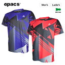 APACS バドミントンウェア テニスウェア バドミントン ウェア ゲームウェア テニス Tシャツ 半袖 メンズ レディース RN10118-LI