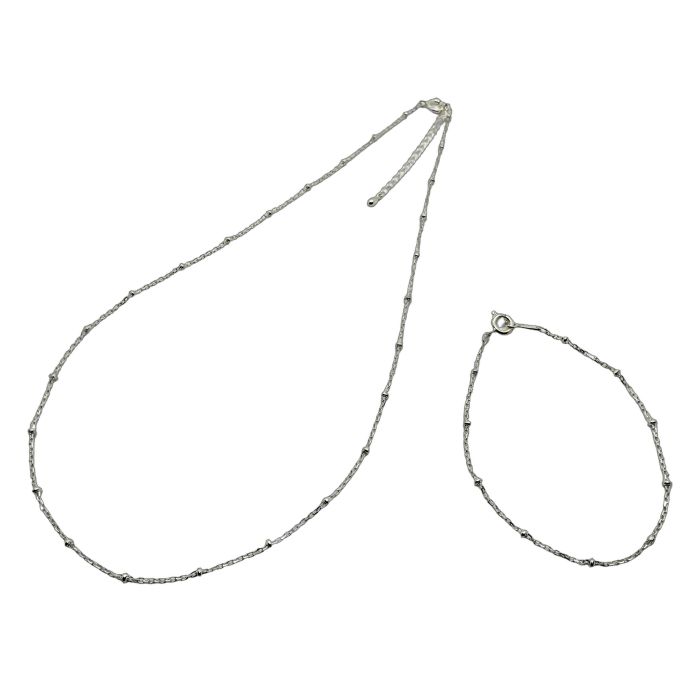 【3/18-20限定!エントリーで最大P20倍】シルバー 925 45cm 65cm 17cm 選べる ネックレス ブレスレット 輝く光の粒 つぶつぶ アクセサリー ジュエリー【NEW】【photon フォトン】ギフト プレゼント 母の日 ホワイトデー