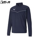 プーマ ジャパン TEAMRISE 1/4 ジップトップ 657643 06ピーコート/プーマ ホワイト PUMA ユニセックス サッカー サッカー用品 ボール