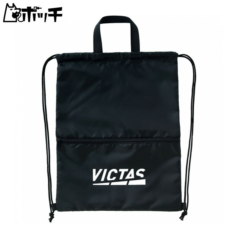 BN^X VICTAS PLAY LOGO GYM SACK BK 682102 1000ubN VICTAS jZbNX 싅 Pbg o[ V[Y EFA jtH[ 싅pi