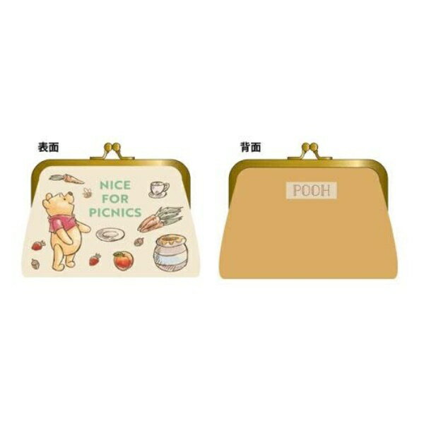 くまのプーさん 「ナイスフォーピクニック」 口金ポーチ