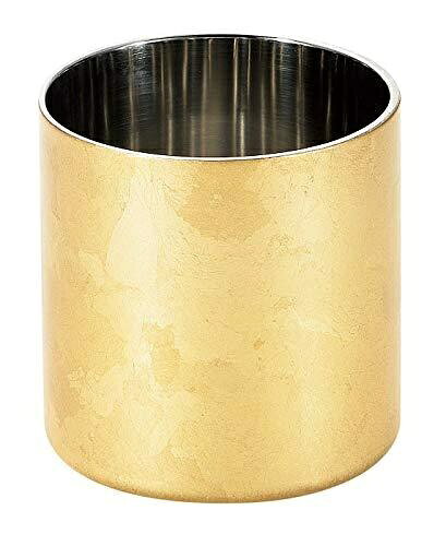 ウチキ 漆磨 漆塗りカップ 箔衣(はくごろも) ロックカップ (二重構造) SCW-R801