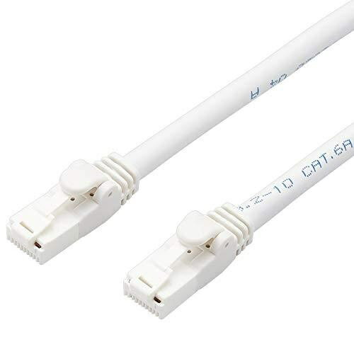 ELECOM(エレコム)LANケーブル スタンダードタイプ CAT6A対応 ヨリ線 ツメ折れ防止タイプ 環境配慮[...] LD-GPAT/WH3/RS