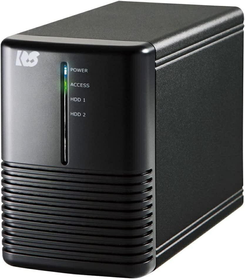 ラトックシステム USB3.1/Gen2 RAIDケース (HDD2台用・10Gbps対応) RS-EC32-U31RZ