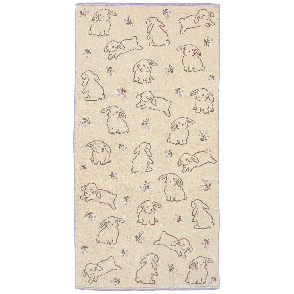 ナチューラ ファブリカ アウリス バスタオル　パープル